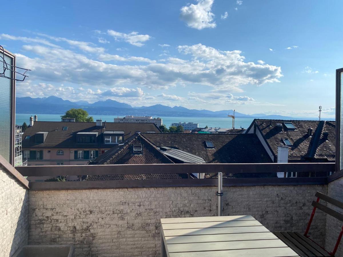 Beauregard Attique Apartment Lausanne Bagian luar foto